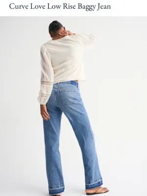 Abercrombie & Fitch Light Low Rise baggy thumbnail 3