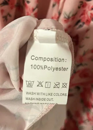 Pink floral dress thumbnail 3