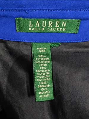 Ralph Lauren Cobalt Blue Belted Long Trench Coat thumbnail 14