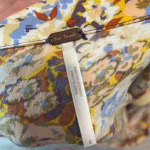 Free People Nadia Floral-Print Ruffle-Hem Skirt size 8 thumbnail 7