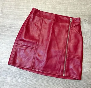 •EXPRESS• FAUX LEATHER MINI SKIRT thumbnail 1