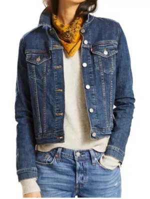 Levi's Blue Jean Jacket for Women thumbnail 1