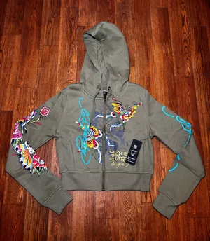 Green Ed Hardy Jacket thumbnail 1