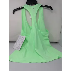 Brand New Fabletics Women's Size XL Sugared Lime Green Racerback Sleeveless Top thumbnail 3