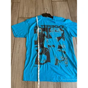 Hot Topic LISA Alter Ego Star Collage T-Shirt Blue Size Large thumbnail 4