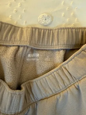 Hollister wide leg sweatpants taupe thumbnail 2