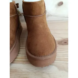 Juicy Couture Women's Olden Platform Booties | Brown Suede | Size 5 US Winter thumbnail 5