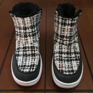 Hey Dude Mel Boucle Black boot womens size 9 thumbnail 1