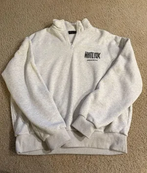 White Fox Boutique Half-Zip Sweatshirt thumbnail 1