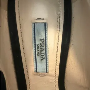 Prada Black Velvet Mary Jane Block Heel Pumps Size 37.5/ 7.5 thumbnail 2