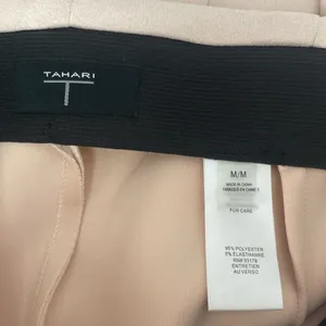 Tahari Pale Pastel Pink Faux Suede Trouser Pants M thumbnail 5