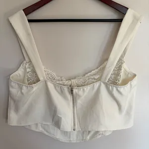 PrettyLittleThing Plus Cream Lace Trim Corset Top‎ CNC7306 US 18 NWT thumbnail 9