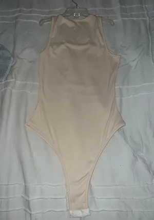 Square neck tank body suit Tan Size XS thumbnail 3