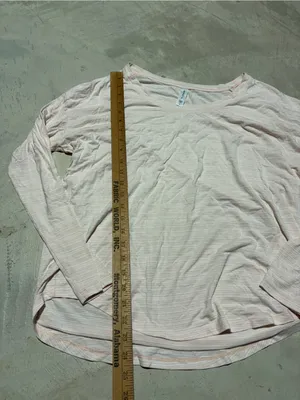 Athleta Light Pink Long-Sleeve Women's Top large thumbnail 2