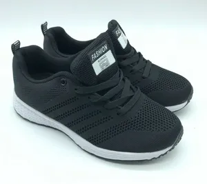 Fashion Womens Sneakers Athletic Mesh Lace Up Running Black Size 5 thumbnail 1