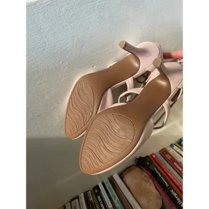 Impo stretch memory foam Baby Pink heels flower Tamara Bow 3" Heels Wedding‎ 9.5 thumbnail 8