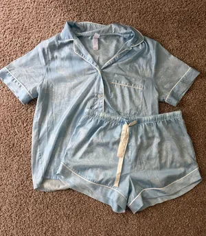 Target Stars Above Floral Blue Pajama Set thumbnail 1