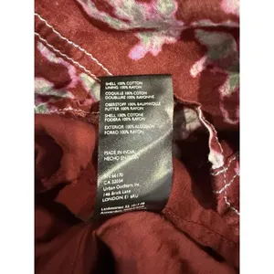 Free People Sully Babydoll Dress Women’s Small Burgundy Cottagecore Coquette thumbnail 6