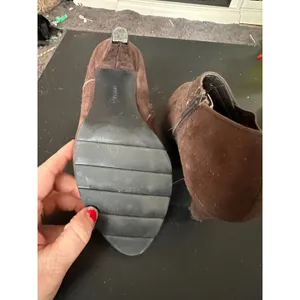X-Appeal Brown‎ Heeled Booties in 8 thumbnail 2