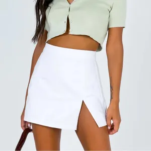 Princess Polly Lioness “the Lola” white mini slit denim Skirt thumbnail 2