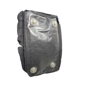 Lug Boxer Overnight Athletic Gym Bag Heather Grey Quilted Travel Shoe compartmen thumbnail 6