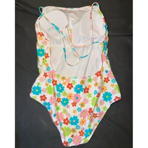 Ninety-Nine Womens Floral One Piece Swimsuit XXL Square Neck Retro Flower Print thumbnail 3
