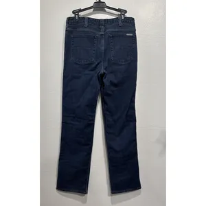 Carhartt Women’s Jeans Flannel Lined Straight Original Fit Size 10 Blue Denim thumbnail 4