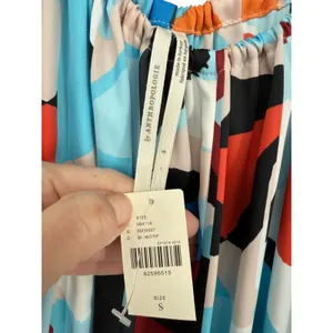 NWT Anthropologie Women's Breezy Wide Leg Jumpsuit Geometric Print Size‎ Small thumbnail 3