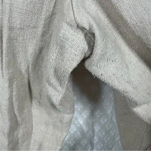 Abercrombie‎ & Fitch Women Trousers Sz M Tan Linen Pleated High Rise Wide Leg thumbnail 6