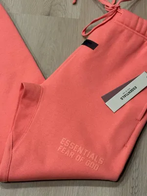 Essentials Fear of God Coral Hoodie and Pant Set XS thumbnail 5