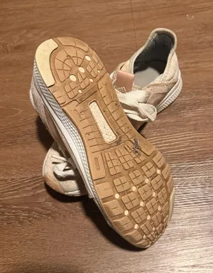 Adidas beige & Cream Slip-On Lace-Up Sneakers thumbnail 1