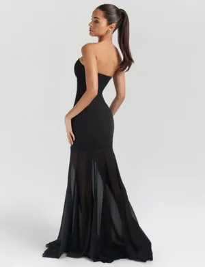 Heiress Beverly Revolve Hills Black Dress thumbnail 3