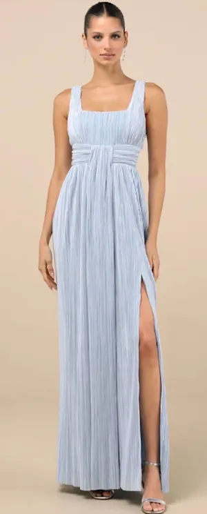 Lulus Light Blue Dress thumbnail 1