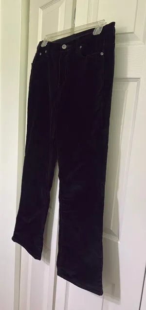 Donna Gilman velvet pants Black Size 8 thumbnail 1