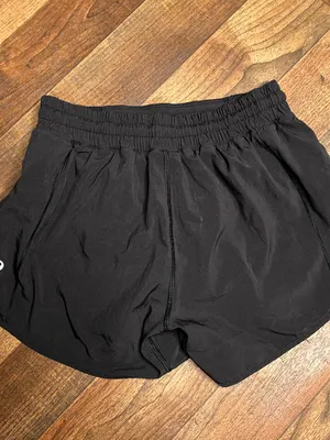 lululemon athletica Black Women's Running Shorts with Reflective Trim Size 2 thumbnail 8