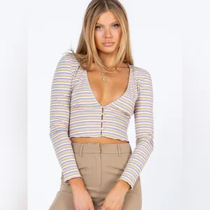 Princess Polly Angelo Long Sleeve Top Multi Size 6 New with tag thumbnail 3
