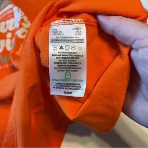 Harley Davidson Barnett El Paso Texas Women SZ Medium Orange‎ Short Sleeve Shirt thumbnail 5