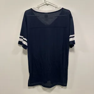 Victoria's Secret Pink new england patriots Mesh V-Neck Jersey size medium thumbnail 5