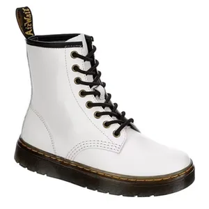 Dr. Martens Zavala Combat Boots in White Size 9 thumbnail 1
