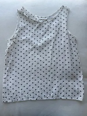 Ann Taylor vintage polka dot tank top thumbnail 1