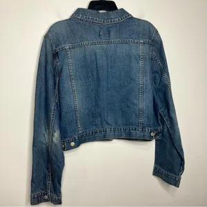 Old Navy‎ distressed jean jacket size XXL thumbnail 5