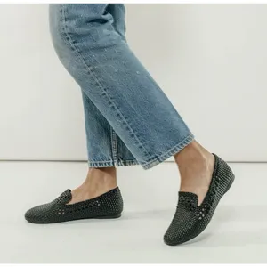 Birdies Starling Final Few Woven Loafers Womens 6.5 Black Quiet Luxury‎ Flats thumbnail 1