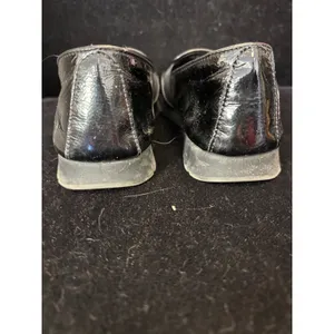 Hotter Black Patent Leather Slip On Comfort Loafers Flats UK 7.5 US 9.5-10 thumbnail 5
