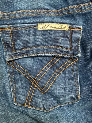 William Rast Women's Straight-Leg Jeans in Medium Blue Wash 98% cotton! thumbnail 3
