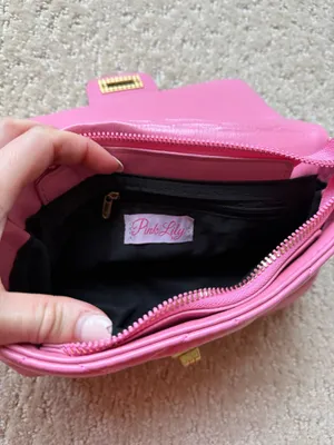 Pink Lily Pink Quilted Purse thumbnail 7