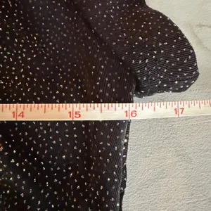Vintage Night Way Collections Maxi Dress Women 12 Black Silver Glitter Mesh Hoco thumbnail 9