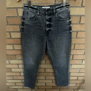 SLVRLAKE Beatnik Ultra High Rise Slim Rigid 90’s Mom Jean in Moonlight Size 27 thumbnail 4