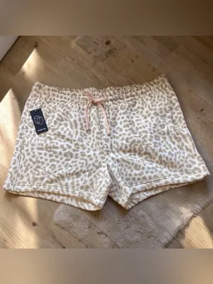 Leopard Print Sweat Shorts Original Use XL NWT thumbnail 4
