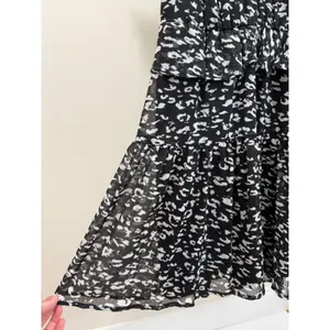 Simply Vera Vera Wang Animal Print Ruffle Sleeveless Dress XL NWT thumbnail 5