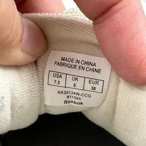 Vintage Reebok Classic White Leather Sneakers Trainers Lace Up Comfort Women 7.5 thumbnail 8